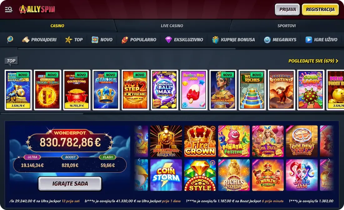 allyspin casino igre